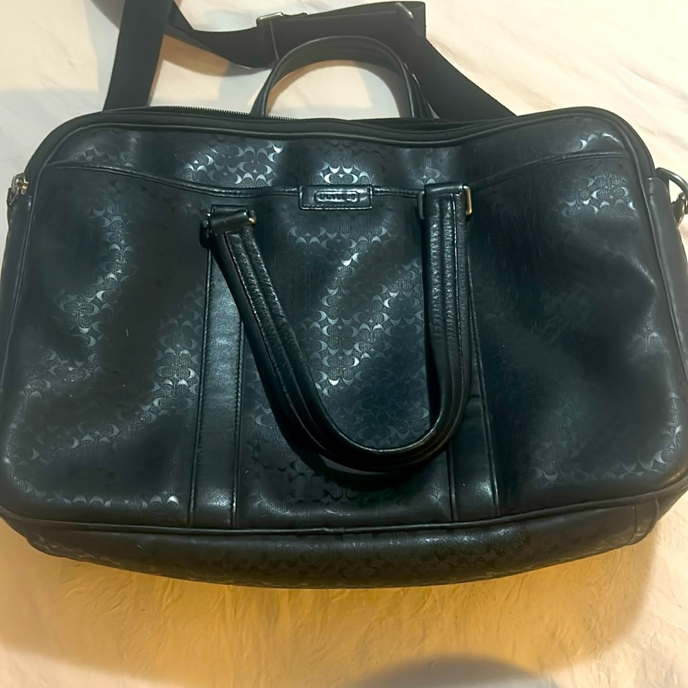 Coach computer bag with serial number / Authentic. In perfect condition /vintage